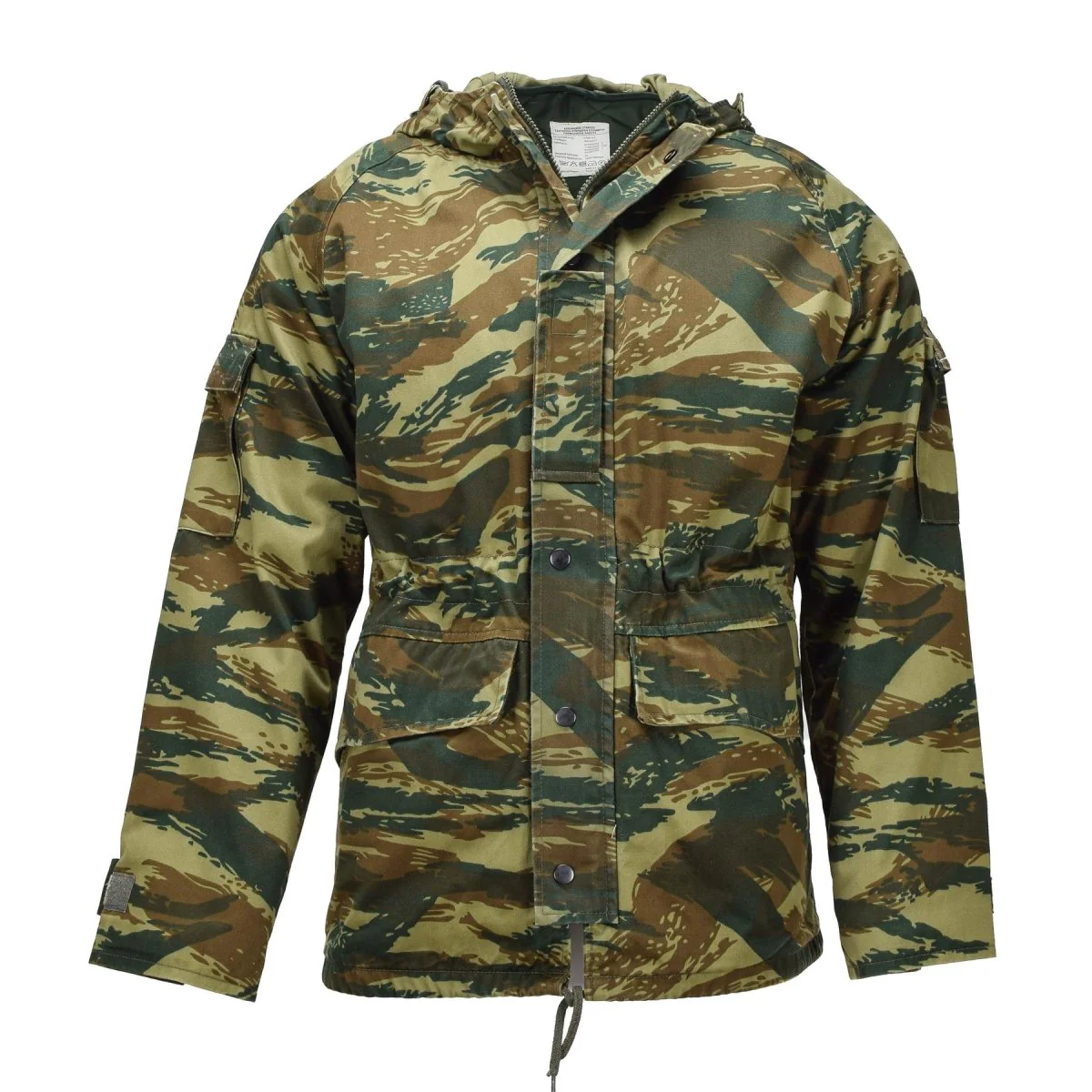 Originele Griekse militaire M65 Field Parka Liner Hood Army Jacket Lizard Camo