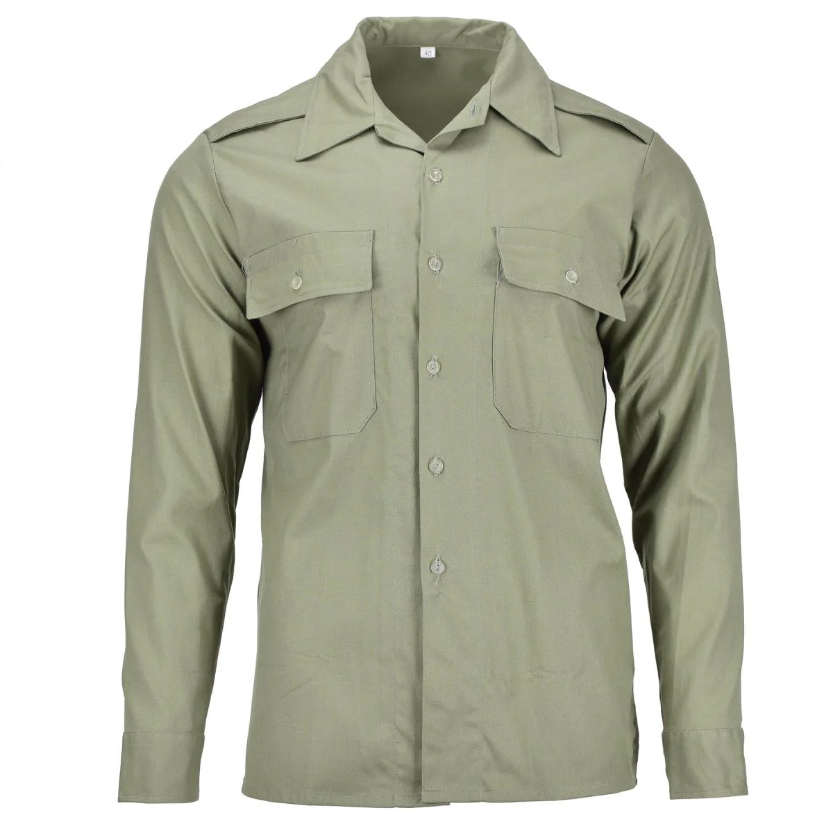 Origineel Hongarije militair gevechtsshirt olijfgroen lange mouw met zakkenveld NIEUW\