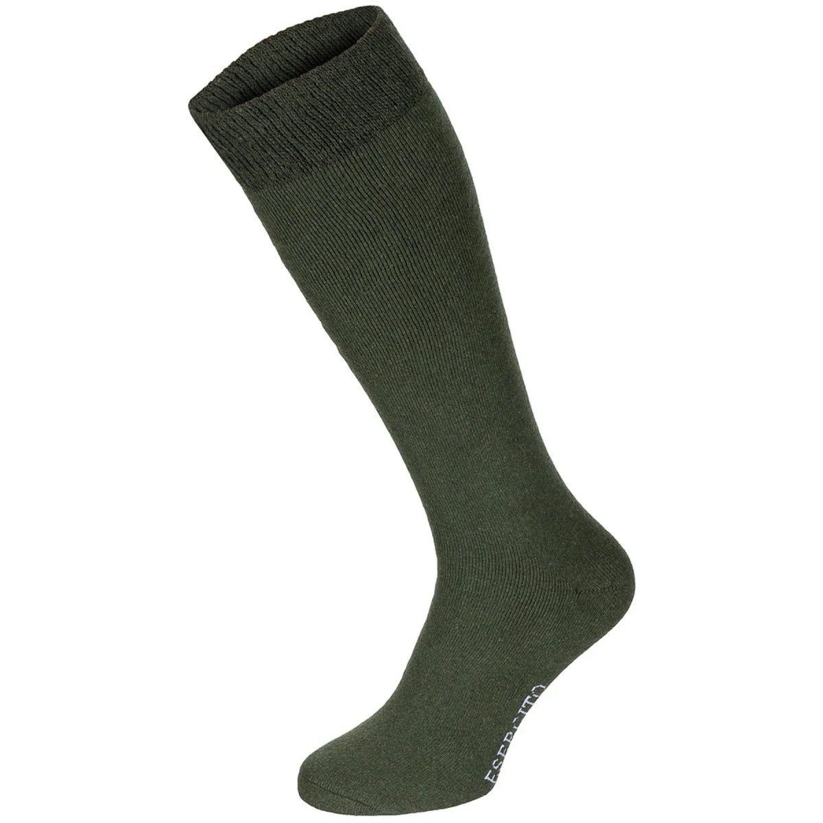 Originele Italiaanse Militaire Esercito Wintersokken Lang Hoog Warm 3-pack Olijf