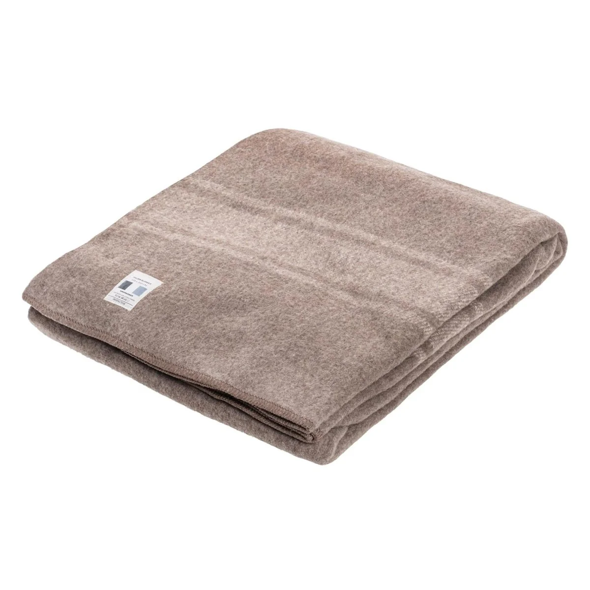 Originele Italiaanse Militaire Wollen Deken 200x155cm Outdoor Camping Bruin