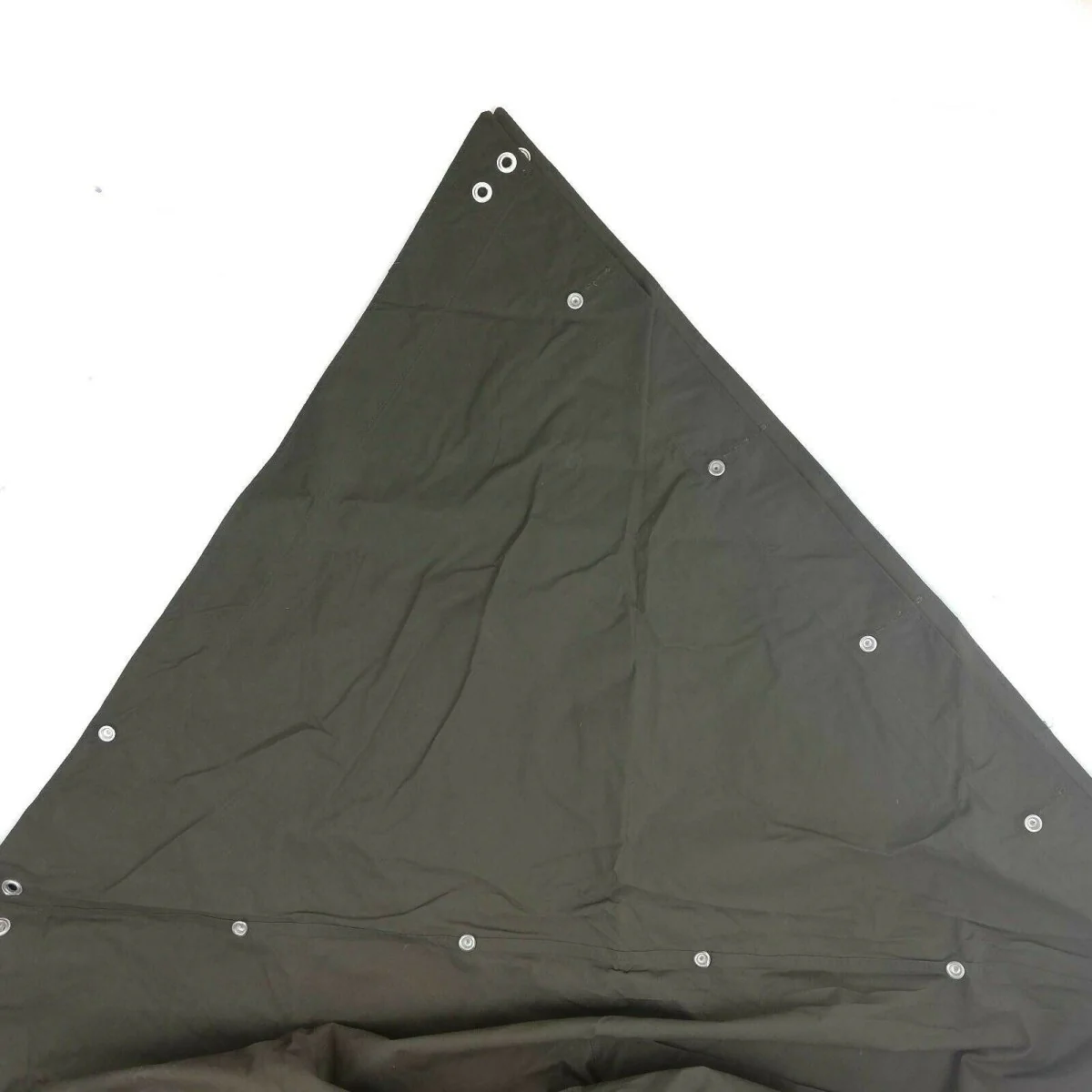 Origineel Zweeds Leger Shelter Half Zeltbahn Poncho Olive Surplus