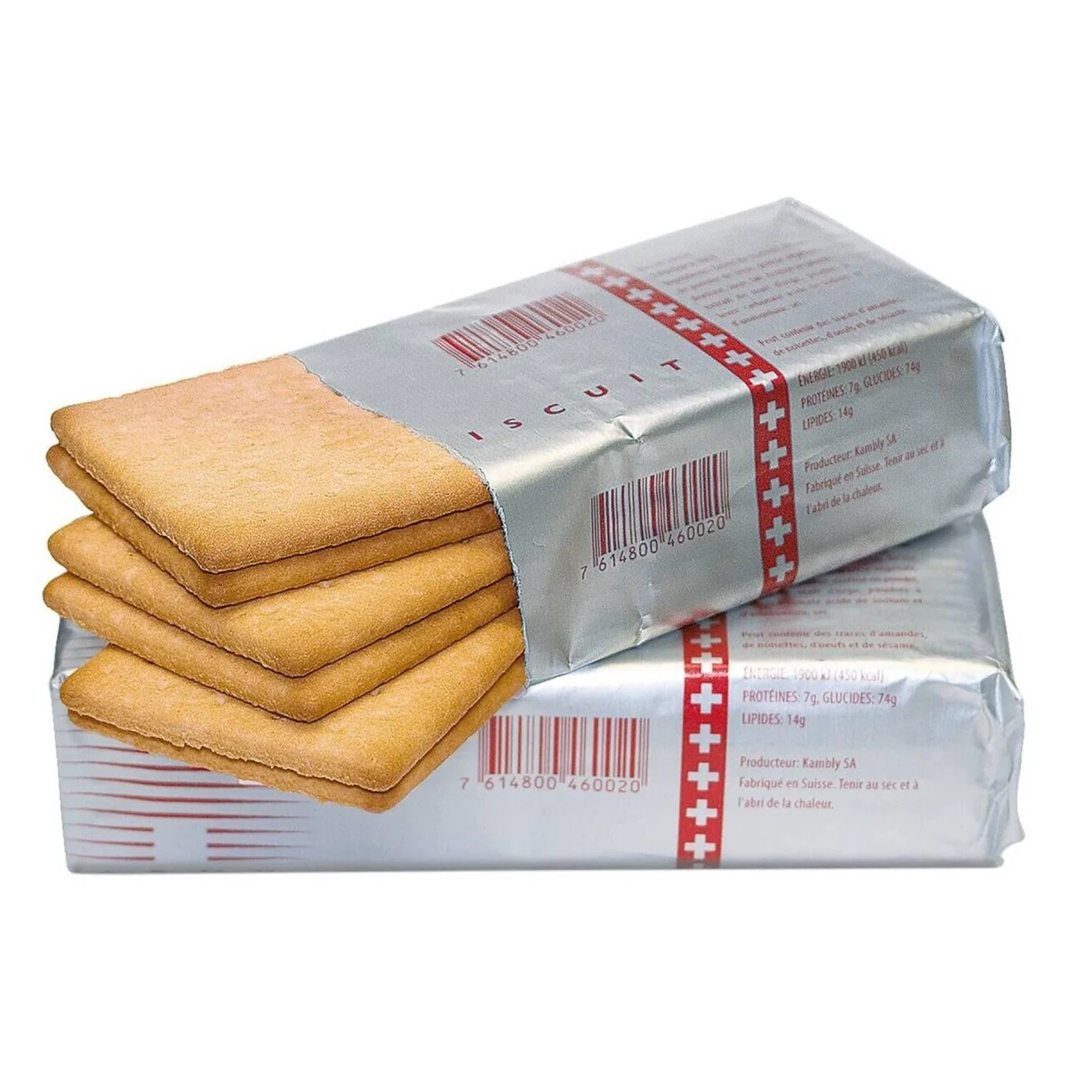 Origineel Zwitsers militair koekje 100 g authentieke smaak Outdoor Survival