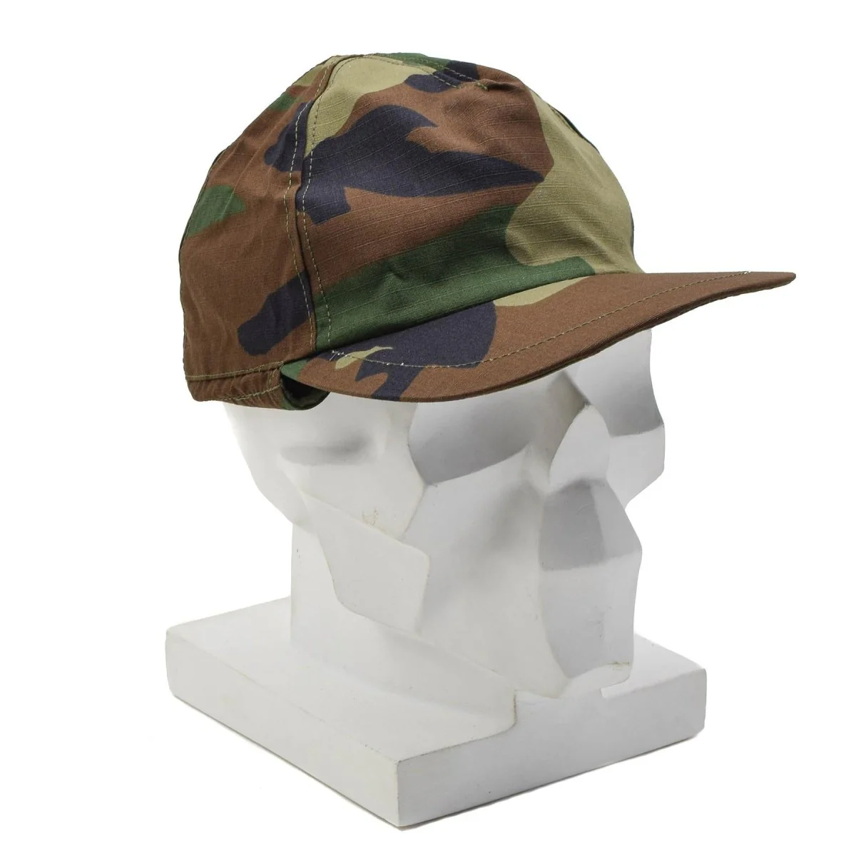 Originele Turkse militaire winterveldpet RipStop outdoorhoed Woodland Camo