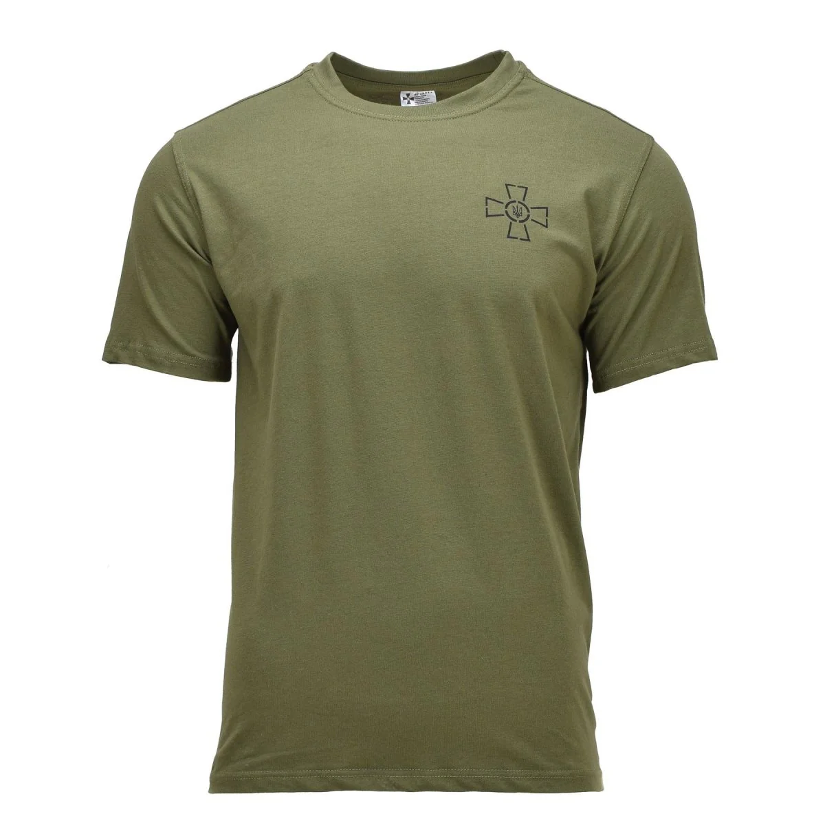 Origineel Oekraïens militair T-shirt strijdkrachten embleem Tryzub korte mouw