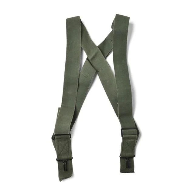 Originele Amerikaanse militaire M1950 Suspenders broek Braces schouderharnas olijf nieuw