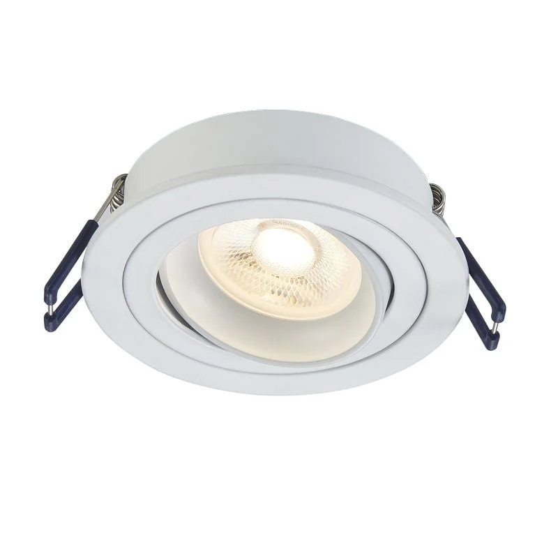 Platte Inbouwspot – Baldr – Dimbaar – Luxe Design – Mat wit