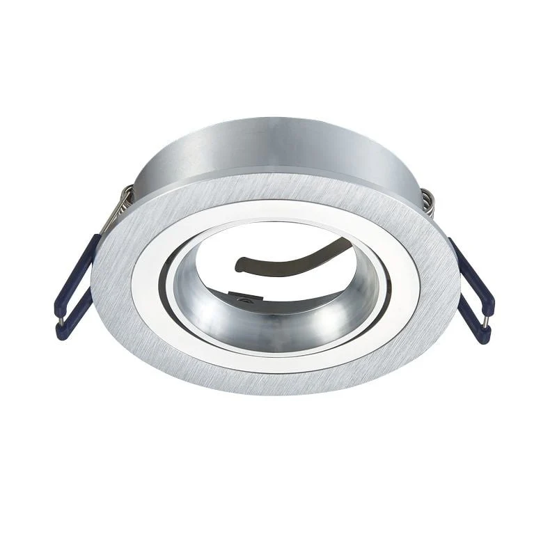 LED Spot GU10 Armatuur RVS – Baldr – Zilver