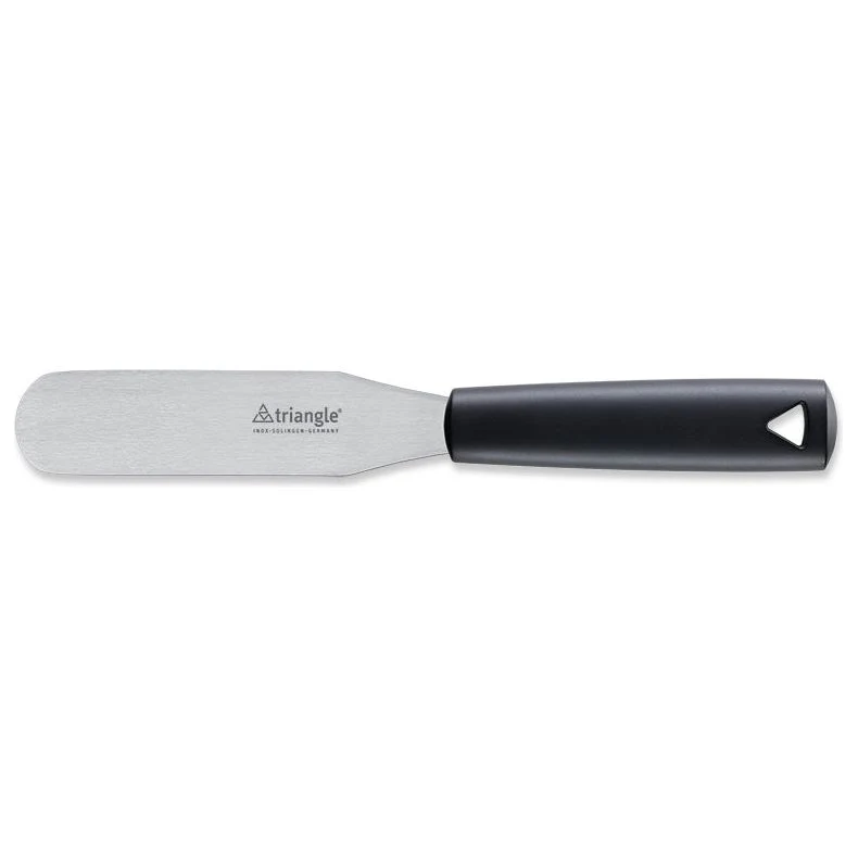 TRIANGLE Palet- spatel RVS lemmet 15cm met zwart kunststof handvat