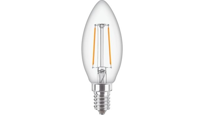 Corepro LED Kaars E14 Filament Helder 2W 250lm – 827 – Zeer Warm Wit | Vervangt 25W