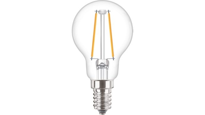 Corepro LEDluster E14 Filament Helderglas 2W 250lm – 827 Zeer Warm Wit – Vervangt 25W