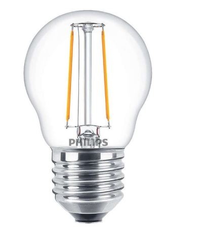 Corepro LEDluster E27 Kogel Filament Helder 2W 250lm – 827 Zeer Warm Wit | Vervangt 25W