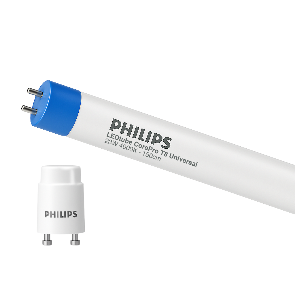 LED Buis T8 CorePro (UN) High Output 23W 2700lm – 840 Koel Wit | 150cm – Vervangt 58W