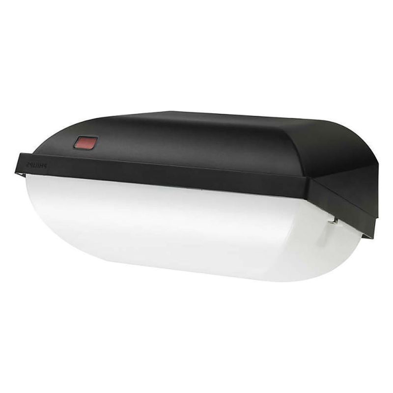 LED Bulkhead Coreline BWC110 Zwart 9W 668lm – 830 Warm Wit | 242x110mm – IP54 – Lichtsensor