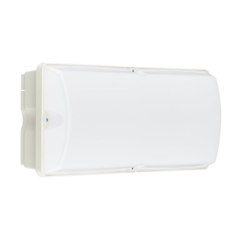 LED Bulkhead Ledinaire WL055V Wit 8W 600lm – 830 Warm Wit | 374x150mm – IP65