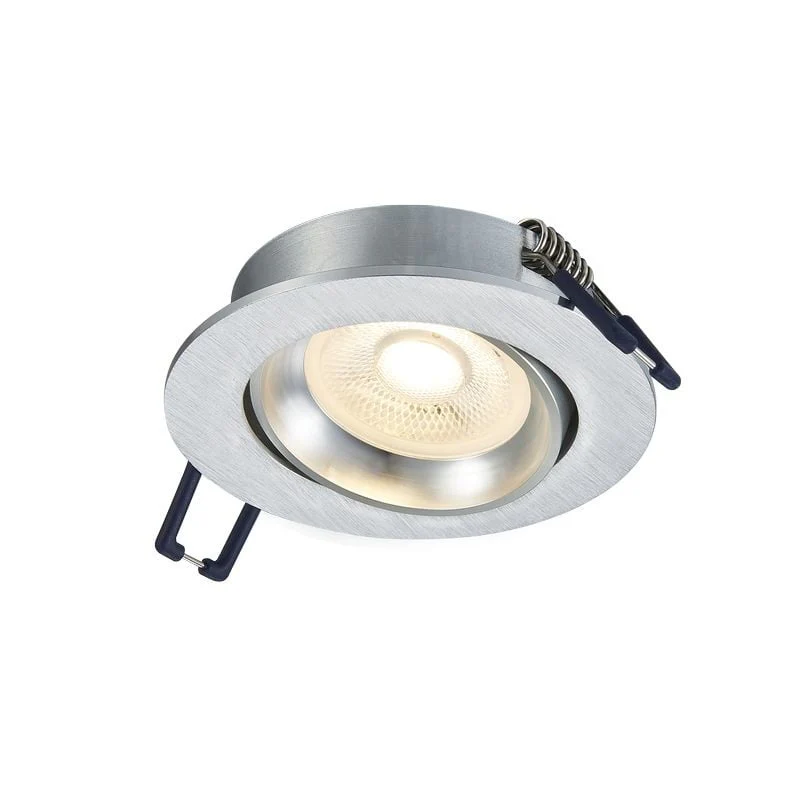 LED Spot – Carme – Dimbaar – Philips – Geborsteld Aluminium