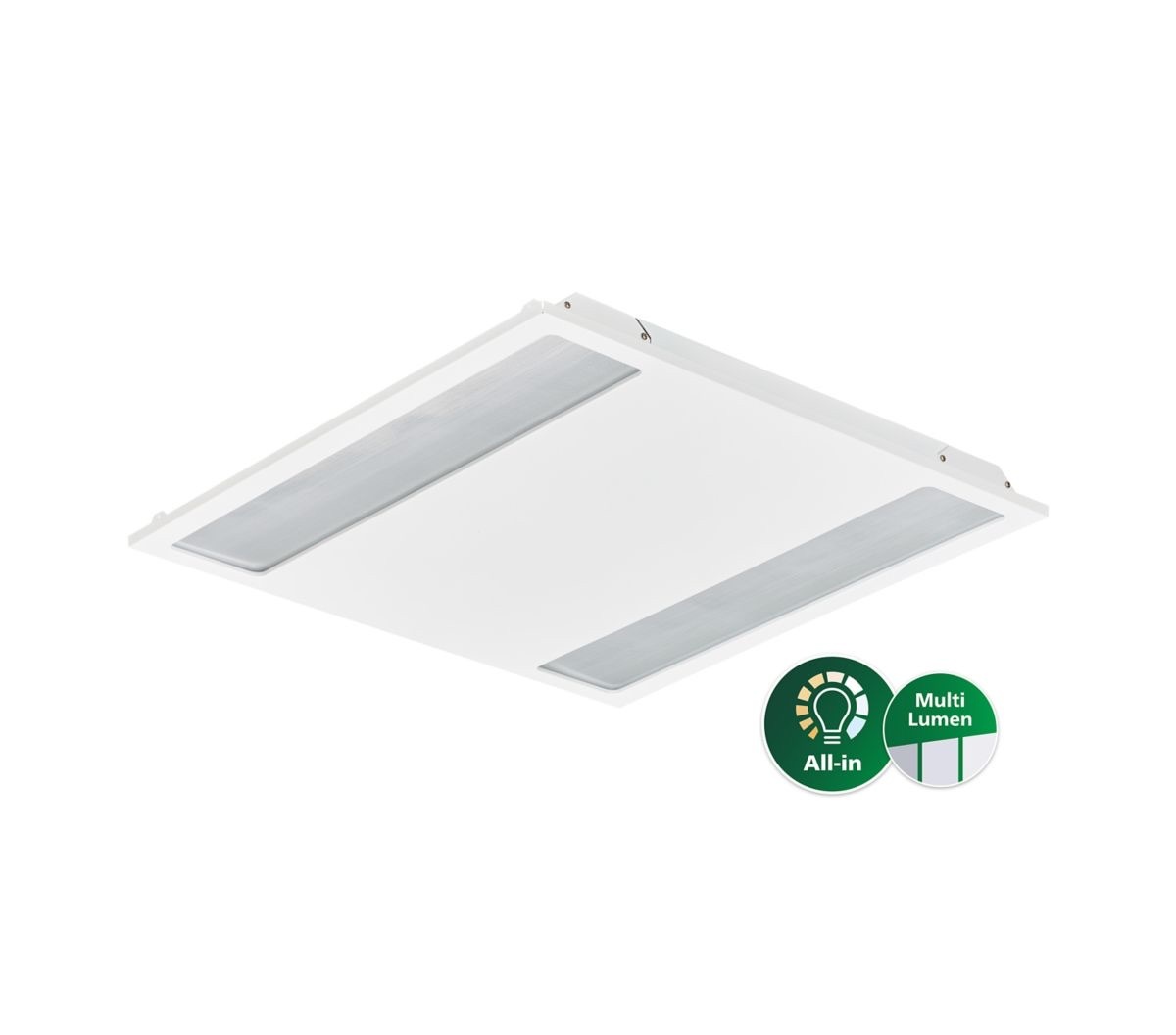 LED Paneel CoreLine RC136B 31W 4300lm – 840 Koel Wit | 60x60cm – UGR <22 – Dali Dimbaar – Selecteerbaar wattage – 3 uur Noodverlichting