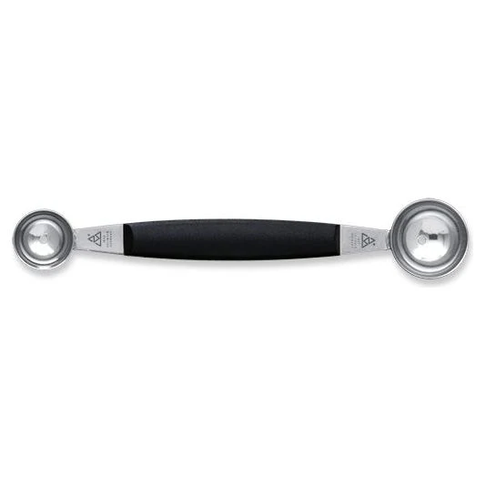 TRIANGLE roestvrijstalen Pommes-Parisienne – meloen – appel – groente – boor – lepel Ø 22mm en 30mm met zwart kunststof heft TRIANGLE roestvrijstalen Pommes-Parisienne – meloen – appel – groente – boor – lepel Ø 22mm en 30mm met zwart kunststof heft
