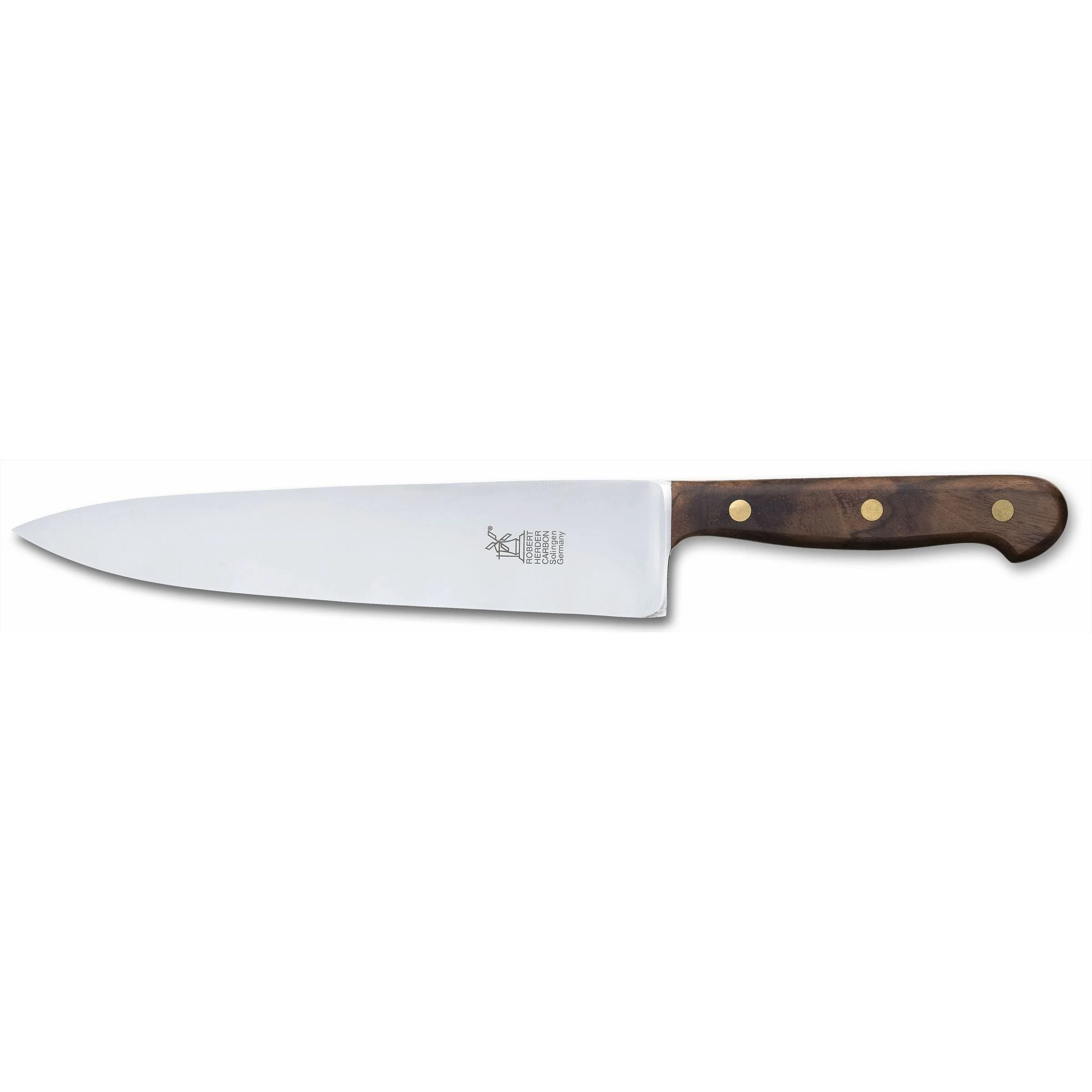 ROBERT HERDER 1922 Koksmes Carbonstalen lemmet 18cm en FSC walnoothouten heft ROBERT HERDER 1922 Koksmes Carbonstalen lemmet 18cm en FSC walnoothouten heft