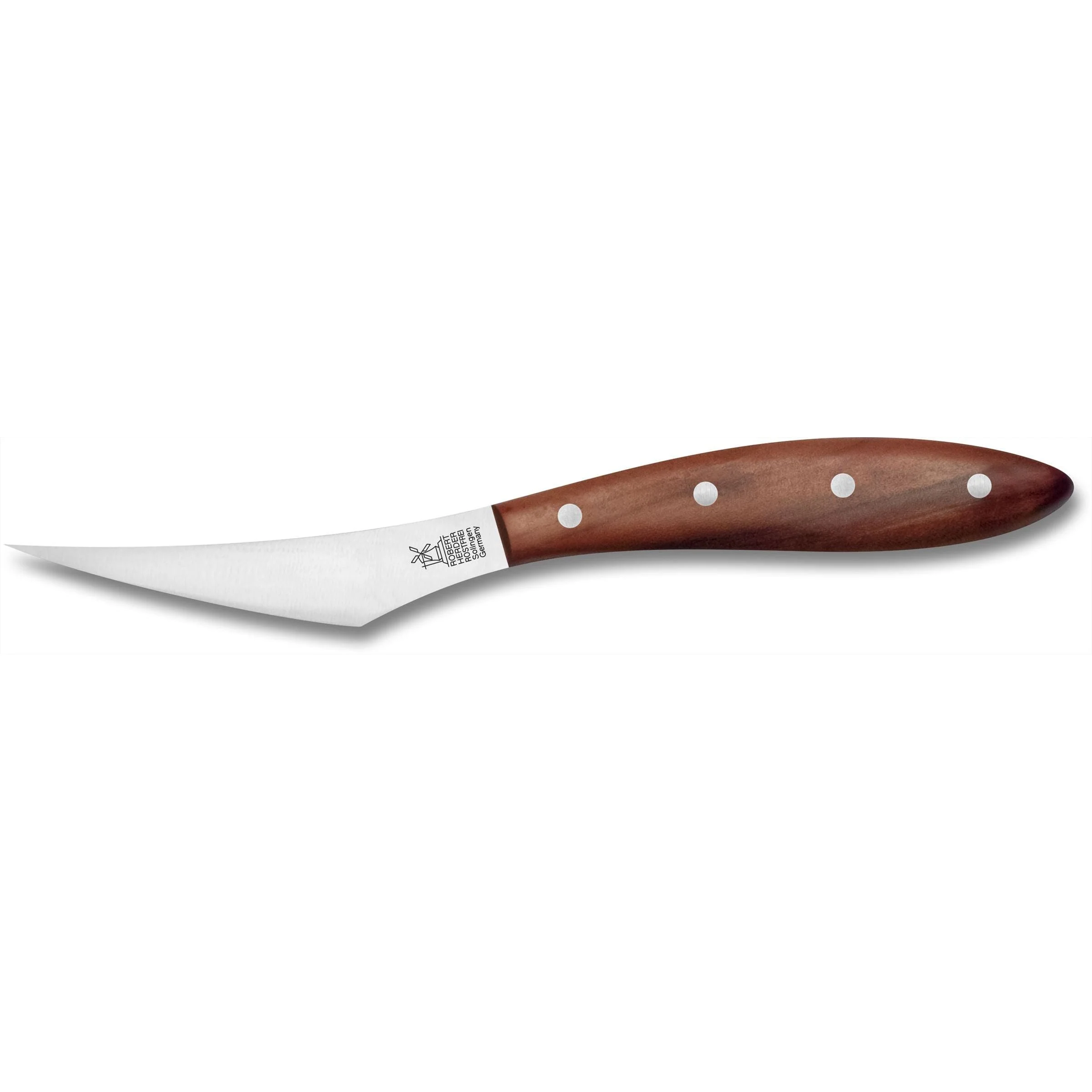 ROBERT HERDER Fromâgo Kapro kaasmes RVS lemmet 8cm gladde snede en elegant FSC pruimenhouten heft