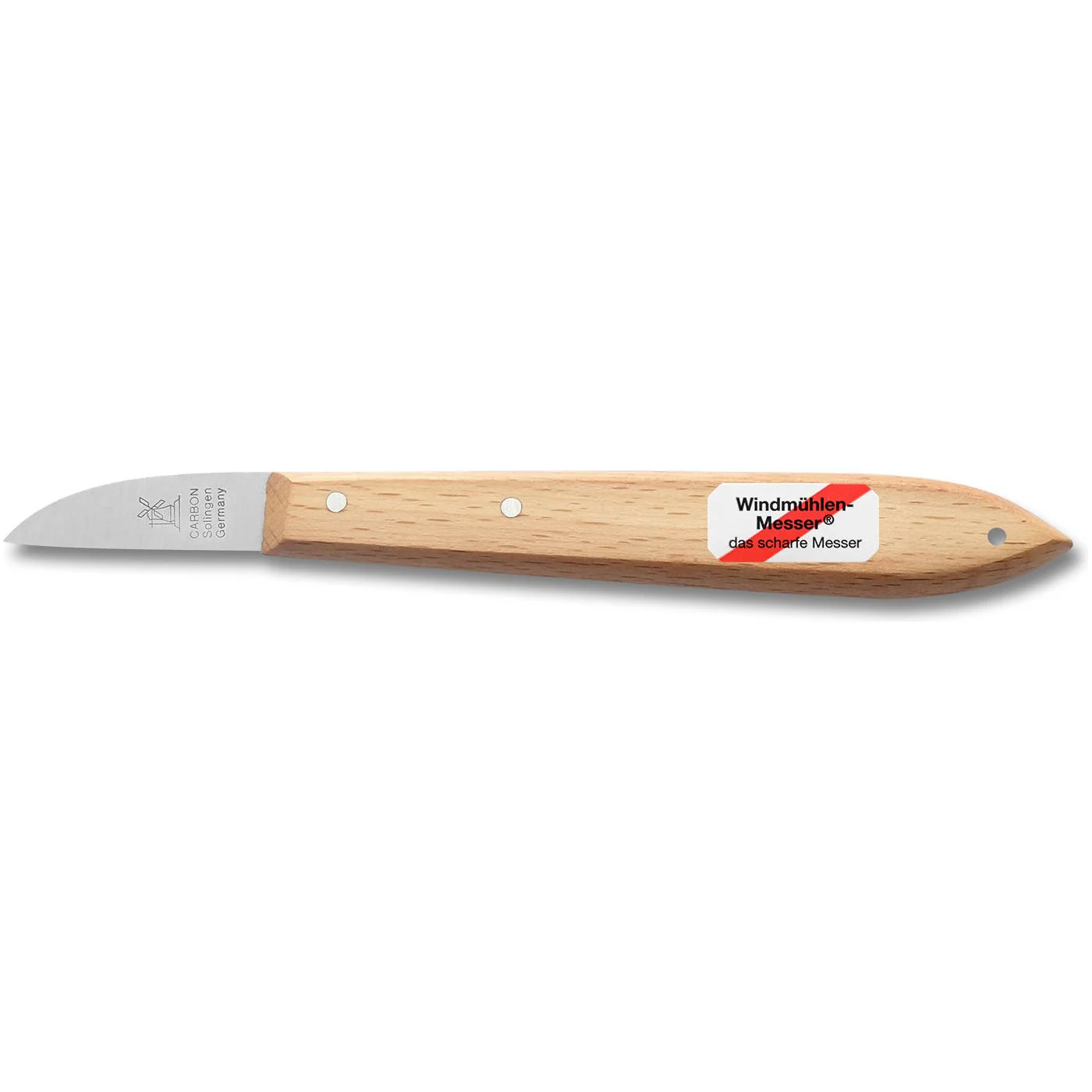 ROBERT HERDER Function oogstmes Carbonstaal lemmet 4.6cm FSC 12,5cm roodbeuk heft