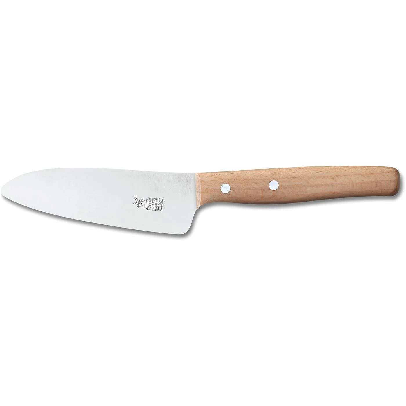 ROBERT HERDER junior Santoku 11cm RVS lemmet met FSC roodbeukhouten heft
