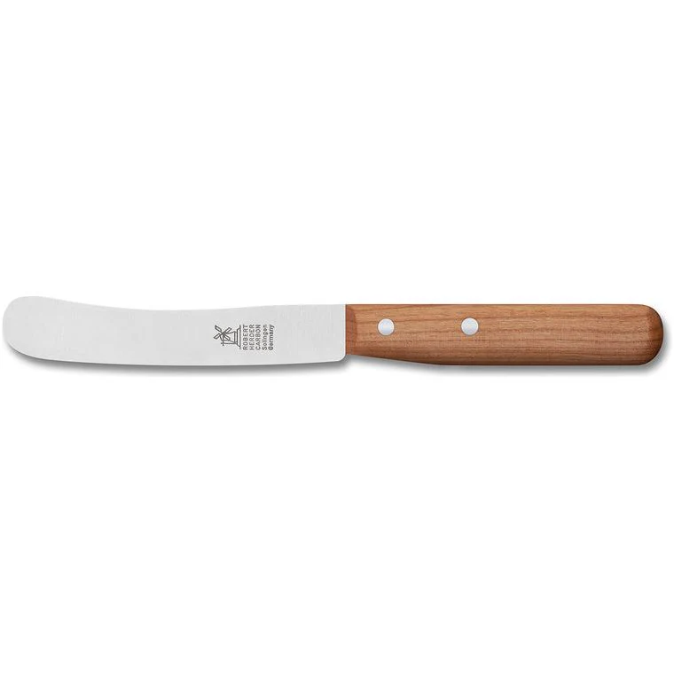 ROBERT HERDER – Ontbijtmes ‘Buckels’ RVS lemmet 12cm met FSC kersenhouten heft