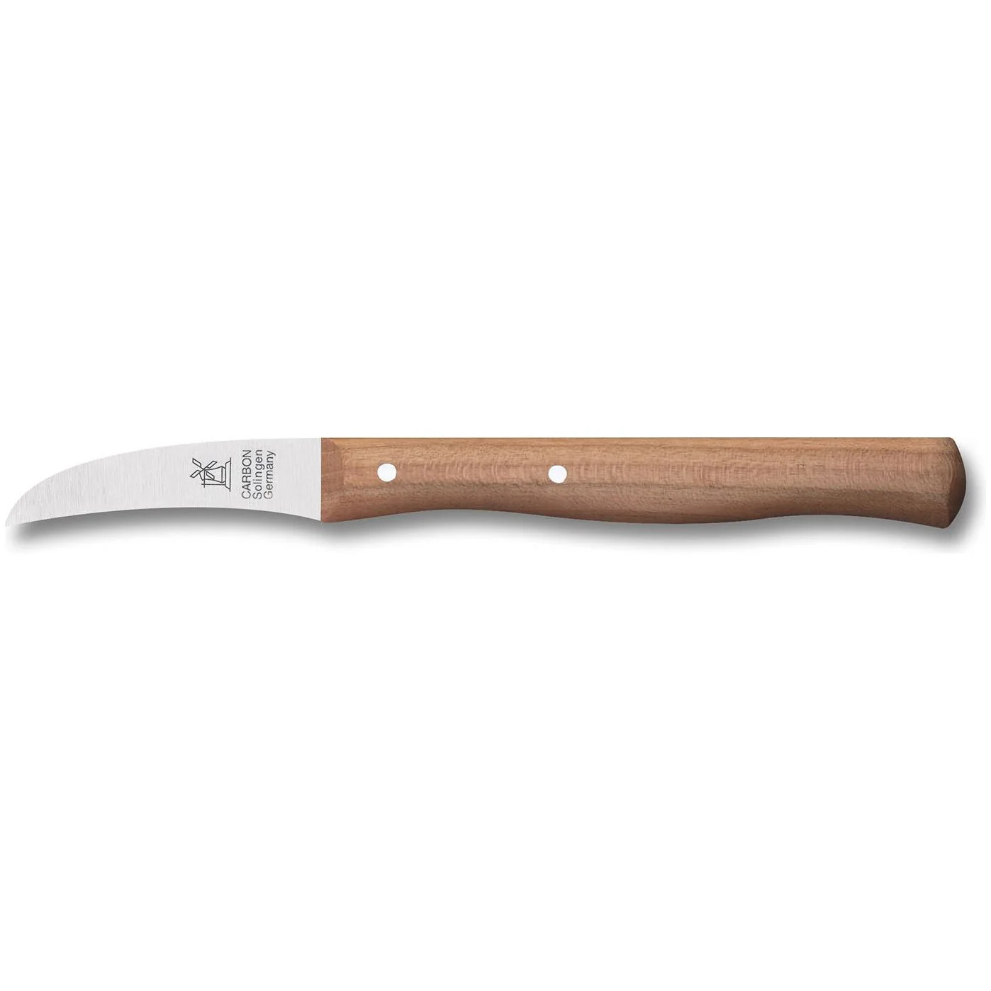 ROBERT HERDER Vogelsnavel Aardappel- schilmes 6cm Carbonstalen lemmet met Kersenhouten heft