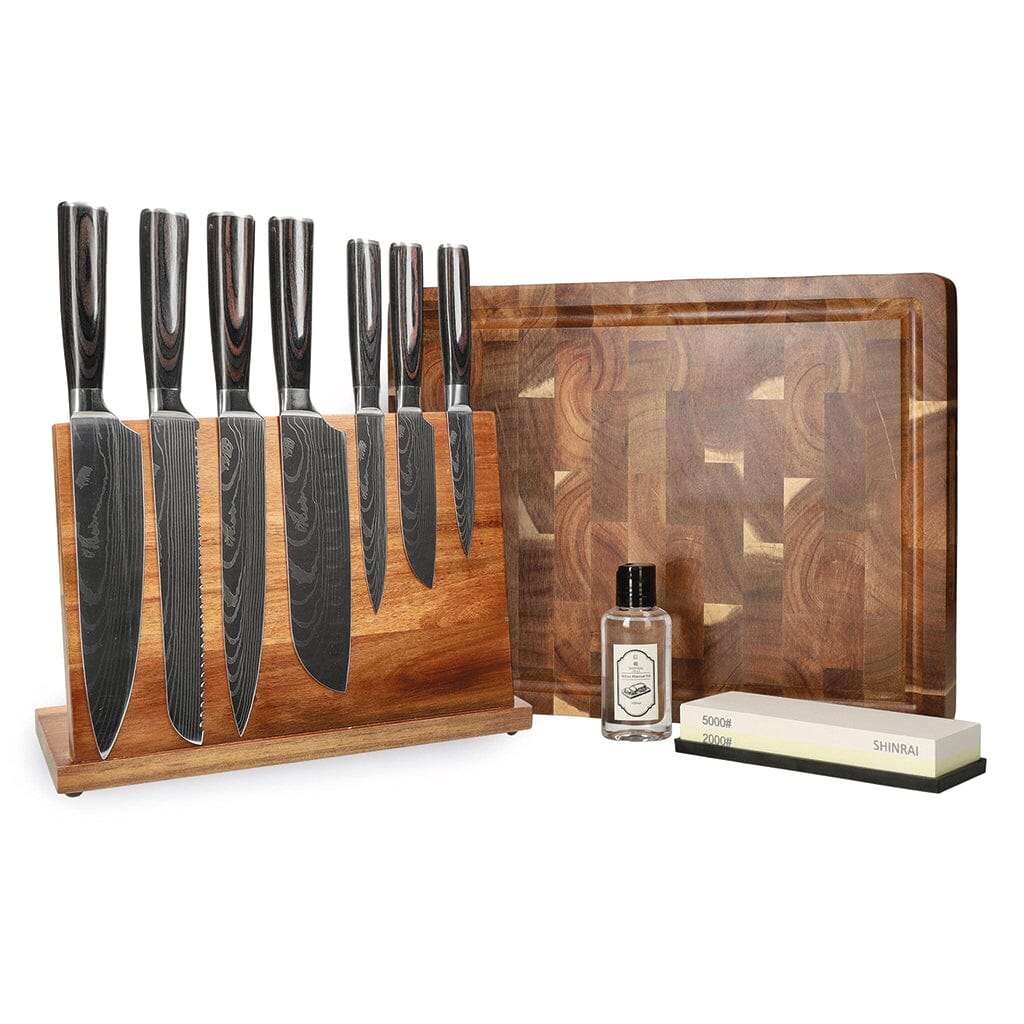 Shinrai Knives – Damascus Print Mega Bundle – All you need