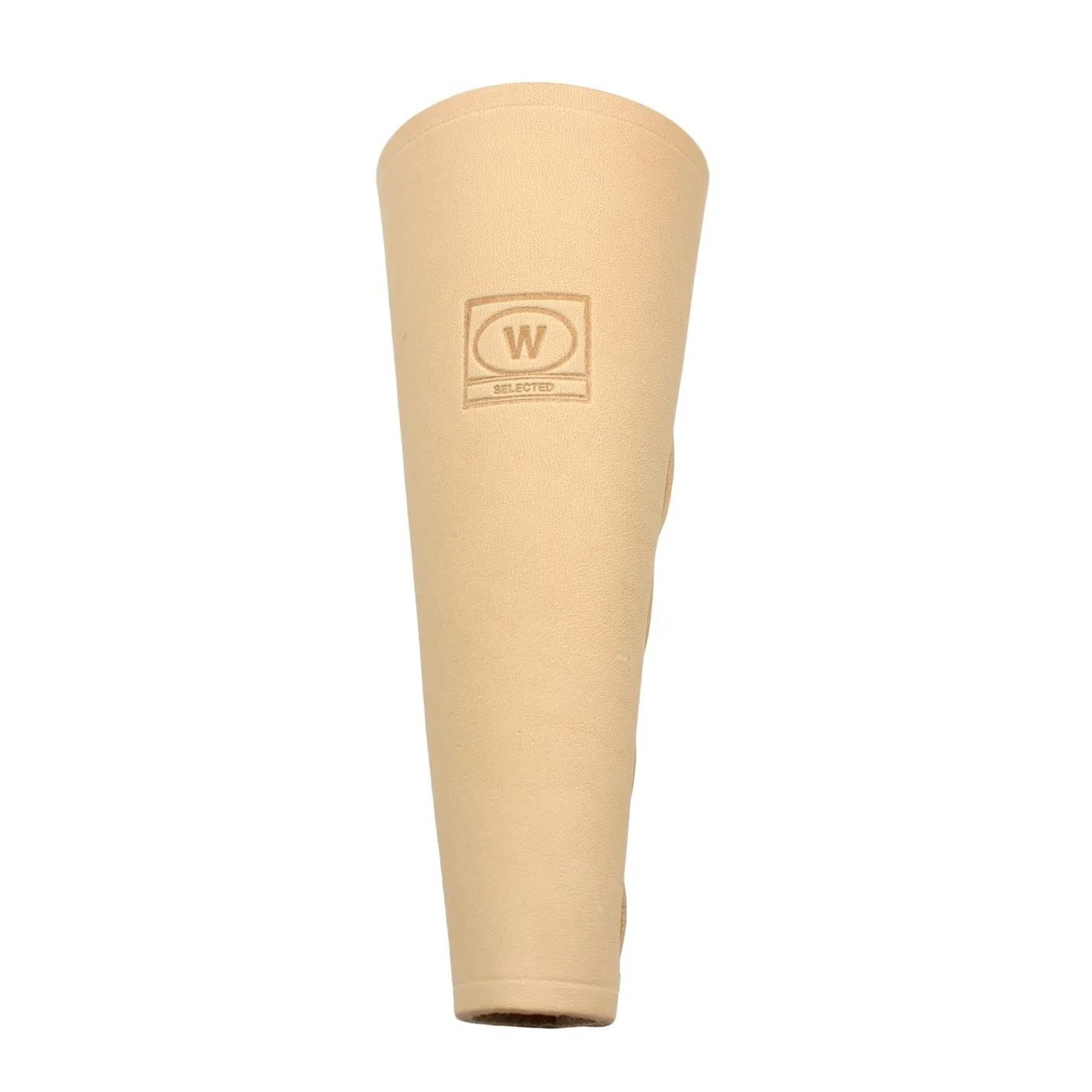 W-SELECTED® lederen snoeischaar-etui met RVS riem-clip diameter 7cm voor de professional