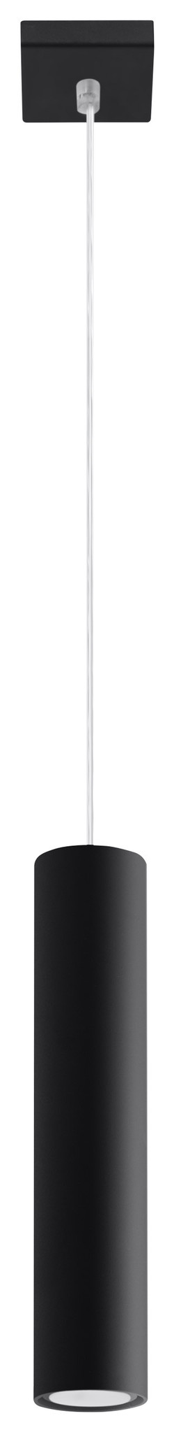 LED Hanglamp mat zwart LAGOS – 1 x GU10 aansluiting