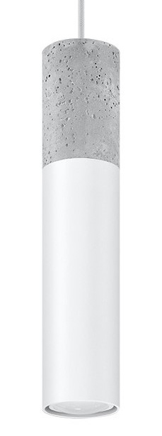 LED Hanglamp wit beton BORGIO – 1 x GU10 aansluiting