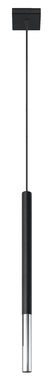 LED Hanglamp zwart chrome MOZAICA – 1 x G9 aansluiting