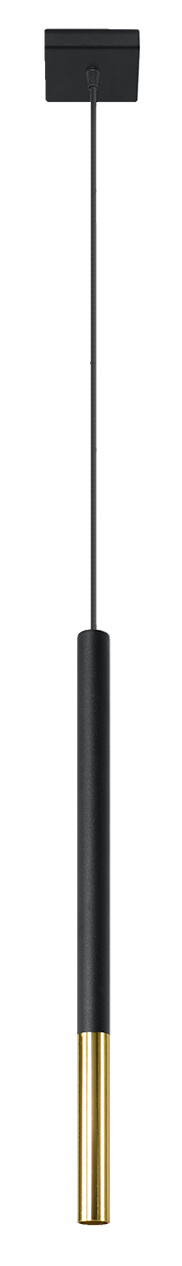 LED Hanglamp zwart goud MOZAICA – 1 x G9 aansluiting