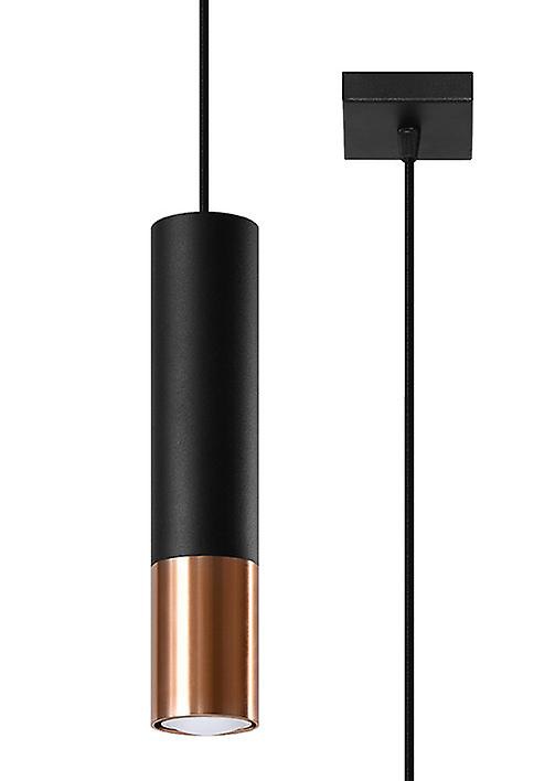LED Hanglamp zwart koper LOOPEZ – 1 x GU10 aansluiting