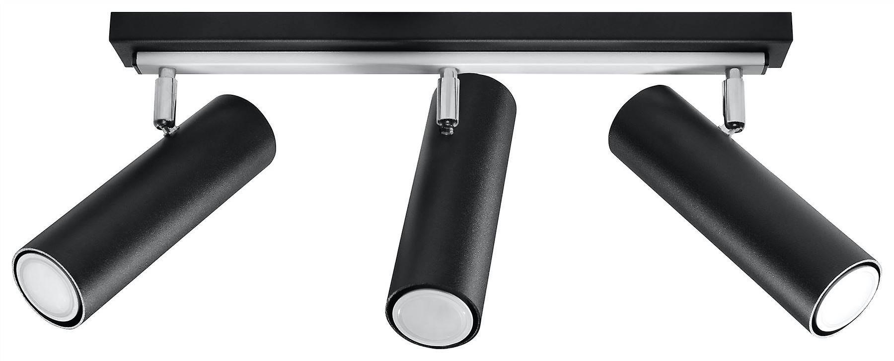LED Plafondspot zwart zilver DIREZIONE – 1 x GU10 aansluiting