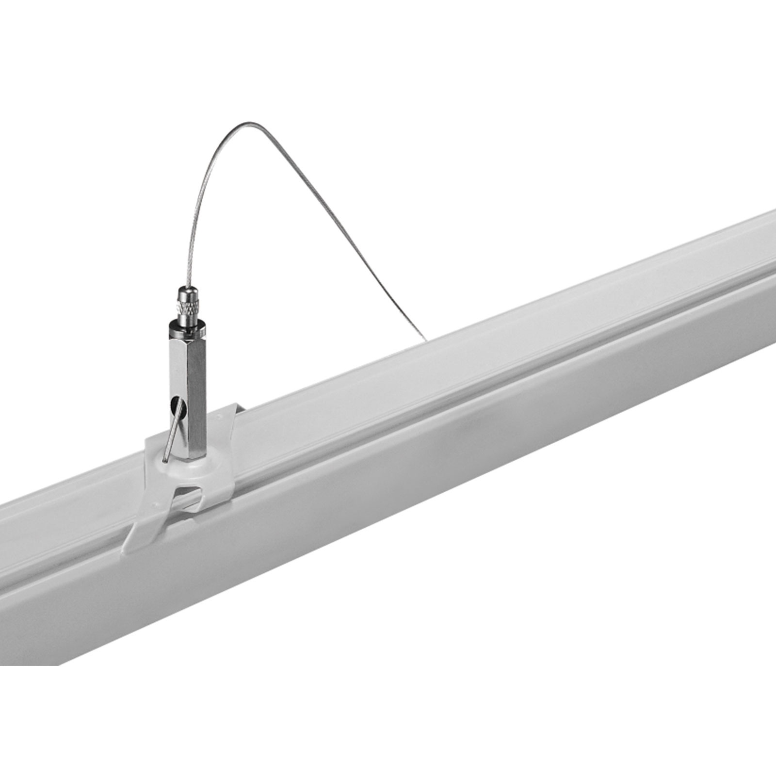 3-Fase Rails – 800cm stalen ophangkabel – Wit