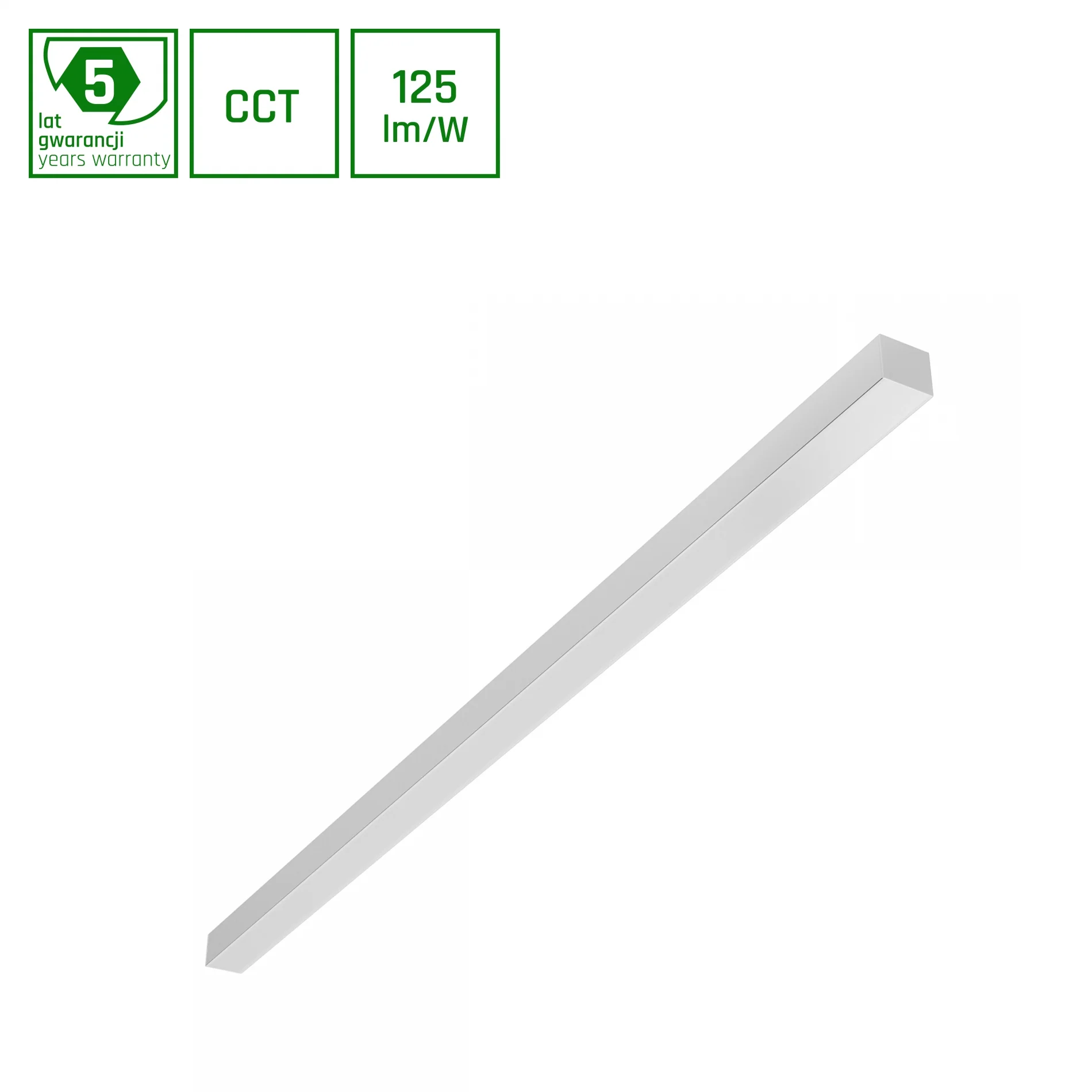ALLDAY BASIC LED-plafondlamp wit 3CCT IP20 120 cm