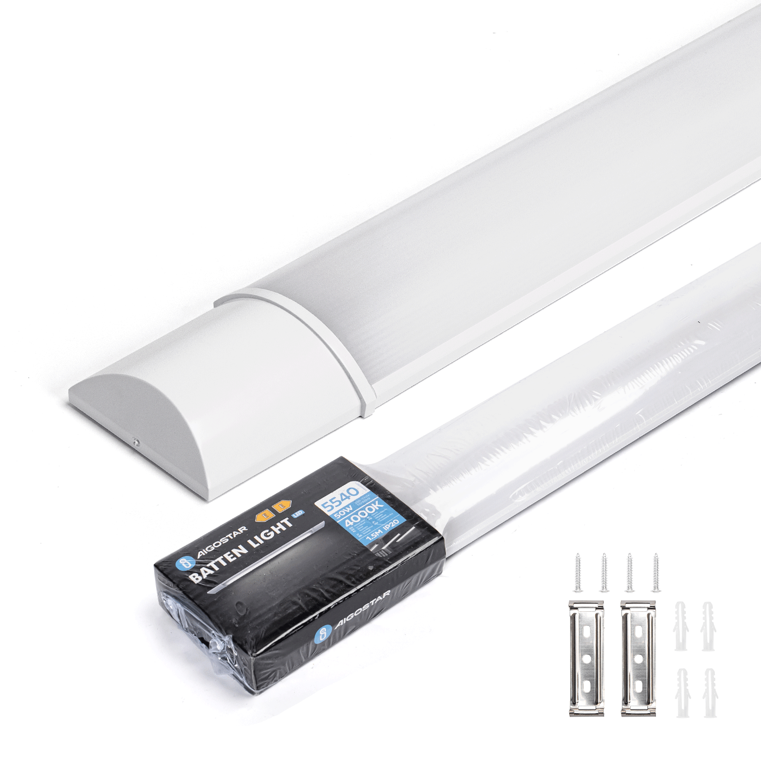 LED Batten – 150cm 35W LED armatuur – 4000K helder wit licht (840) – compleet incl. bevestigingsmateriaal