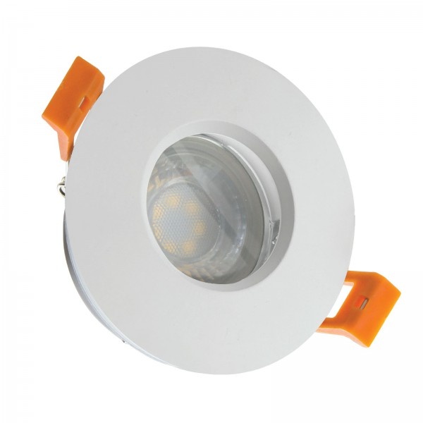 LED inbouwspot Badkamer IP65 – Zaagmaat 74mm – Buitenmaat 83mm – Wit – Aluminium