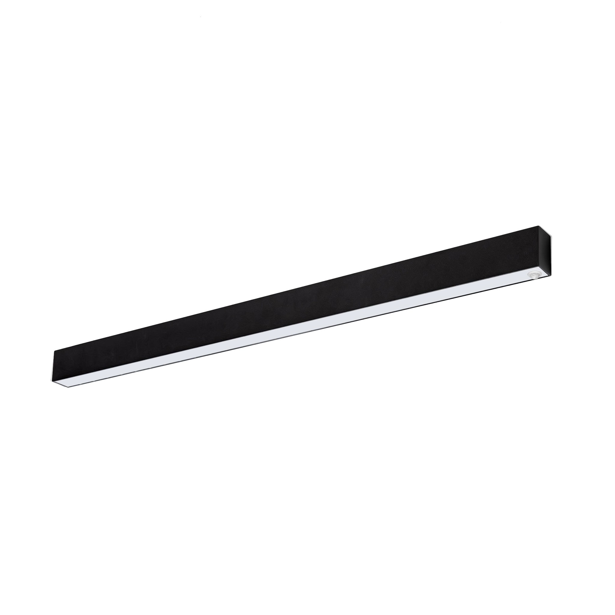 LED Linear Armatuur zwart incl. bewegingssensor – 112cm 36W 4000lm