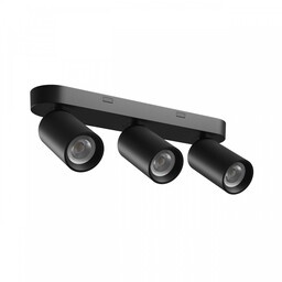 Plafondspot Madra Altro Base Aluminum Zwart  | Geschikt voor 3x GU10