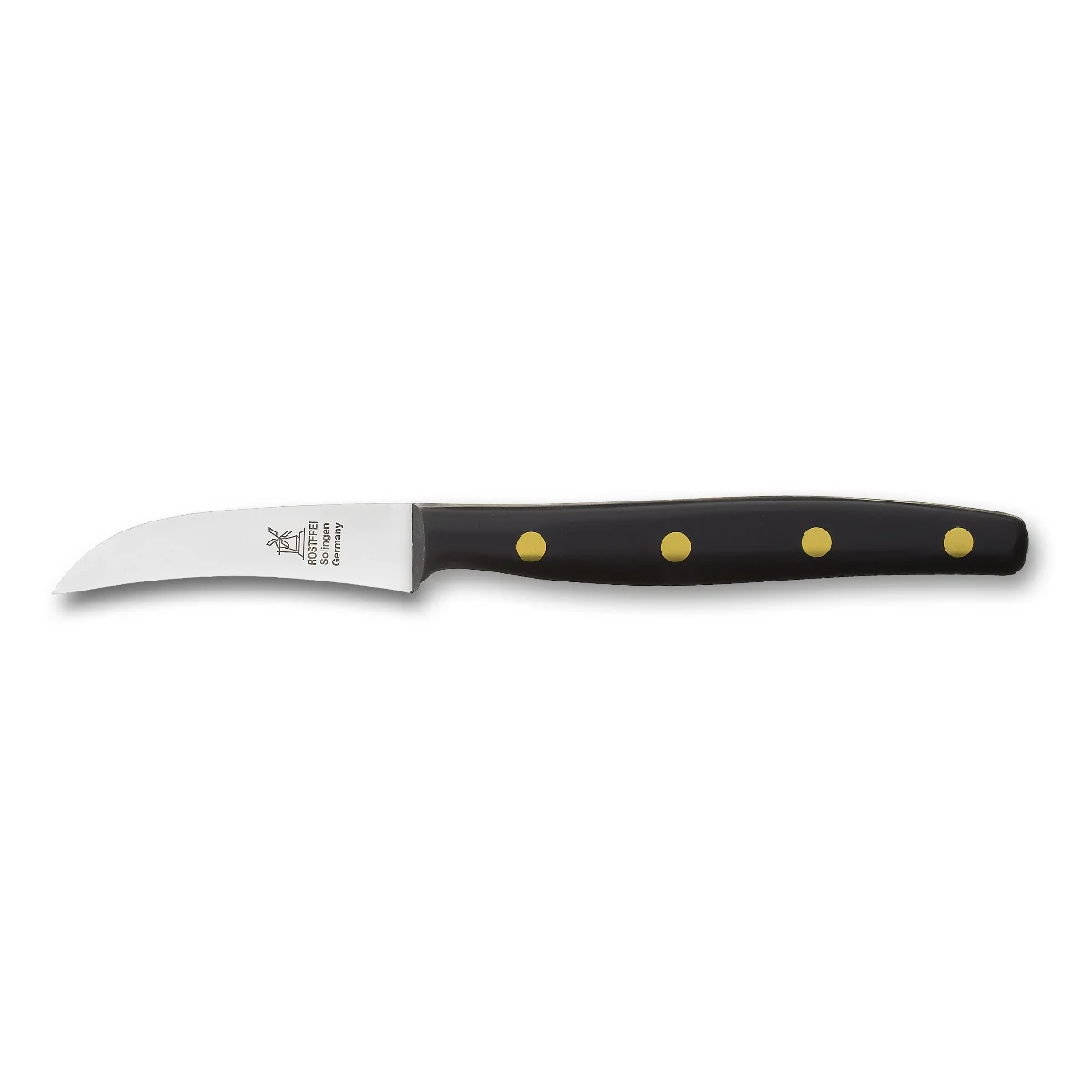 ROBERT HERDER K0 Tourneer- schilmes RVS vogelsnavel 6,5cm lemmet zwart POM heft