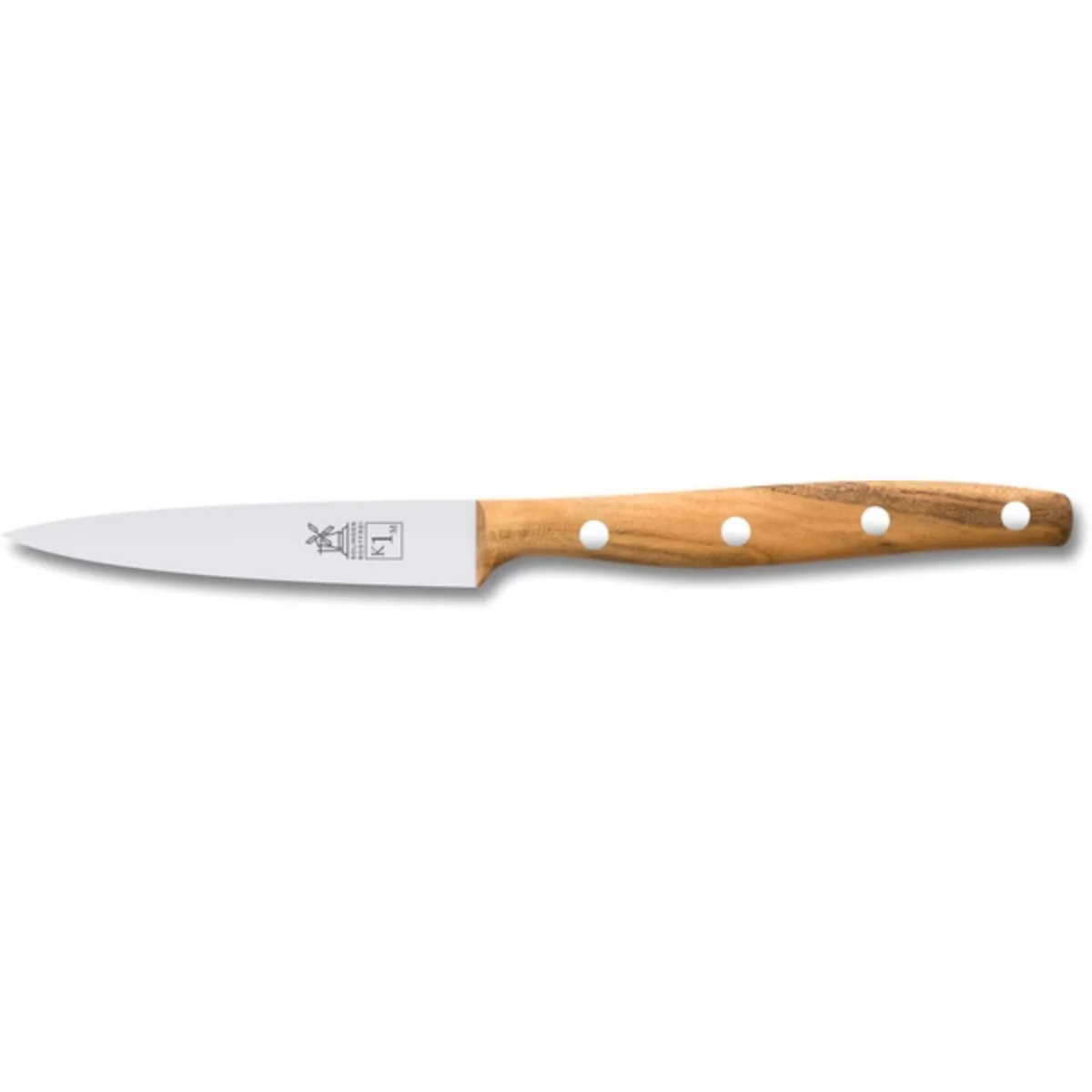 ROBERT HERDER K1M Officemes middenspits 9cm RVS lemmet met abrikozenhouten heft