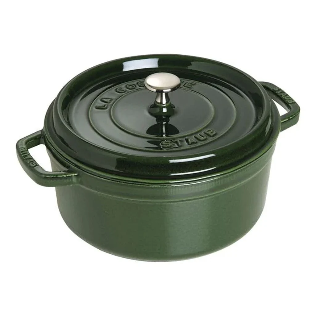 Staub – Round cocotte 26 cm – basil Staub – Round cocotte 26 cm – basil
