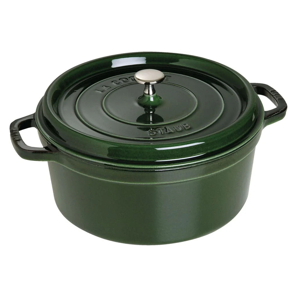 Staub – Round cocotte 28 cm – basil Staub – Round cocotte 28 cm – basil