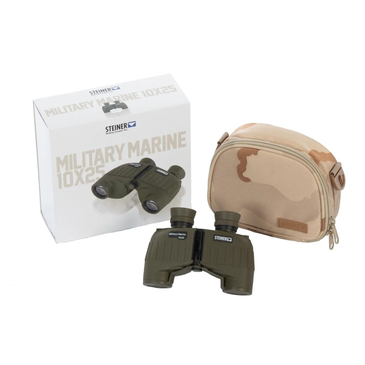 Steiner Binoculars Militaire Marine 10×25 Olijf Robuuste Auto Focus Hunting Optics