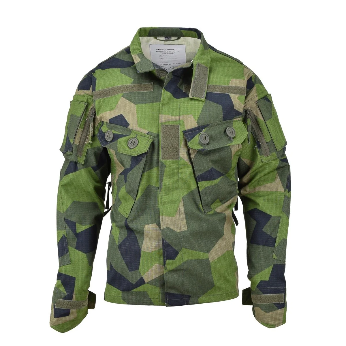 TACGEAR Merk Zweedse militaire stijl commando veldjas splinter camo-shirts