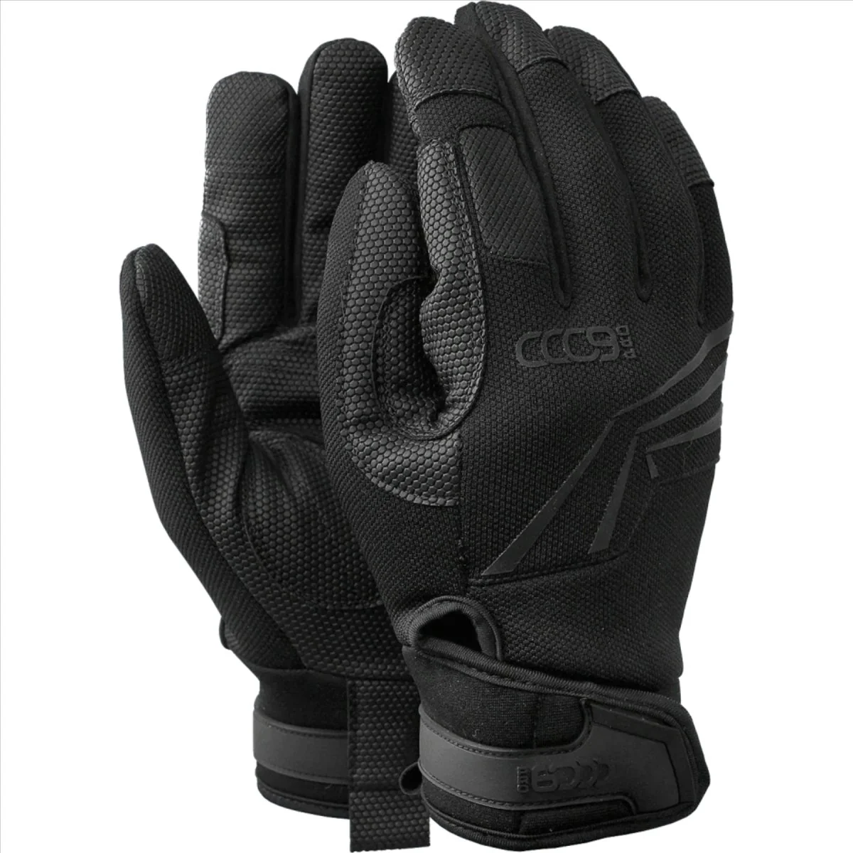 TAMREX PRO-6000 tactische handschoenen Duurzame diamantgreep met klittenbandsluiting Zwart