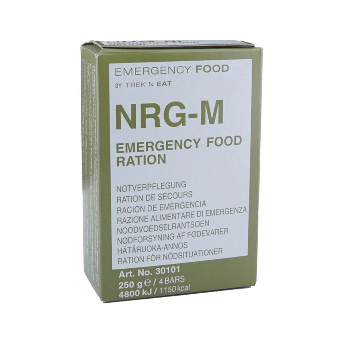 Trek’n Eat NRG-M Army Emergency Survival Food Pack Prepper Klaar om te eten 275 g