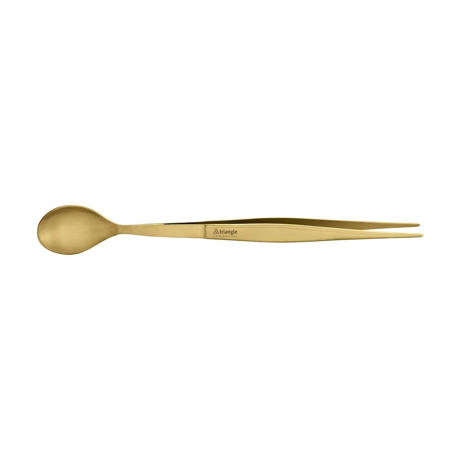 TRIANGLE Final Touch Pinspoon pincet met lepel goudkleurig